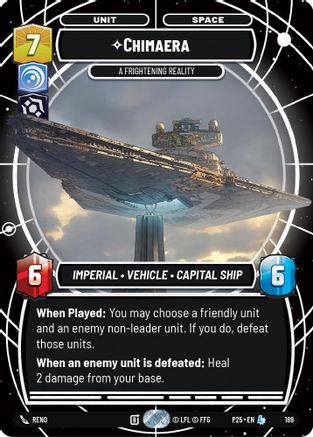 Image of Chimaera - A Frightening Reality (189) - Galactic Championship 2026 Foil