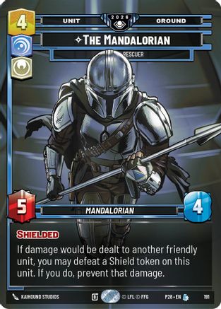 Image of The Mandalorian - Devoted Rescuer (Top 64) (191) - Galactic Championship 2026 Foil