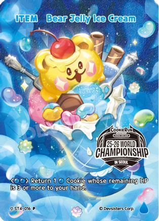 Image of Bear Jelly Ice Cream (Champion's Legacy Pack) (ST4-016) - Promotion Cards Foil