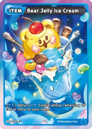 Image of Bear Jelly Ice Cream (Legacy Pack) (ST4-016) - Promotion Cards Foil