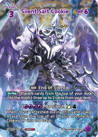 Image of Silent Salt Cookie (WCS) (BS10-122) - Promotion Cards Foil