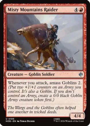 Image of Misty Mountains Raider (HOB-105) - The Hobbit Foil
