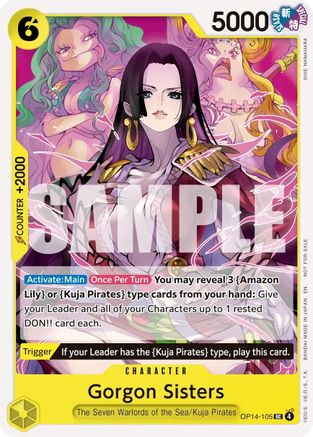 Image of Gorgon Sisters (Tournament Pack 2026 Vol. 3) (OP14-105) - One Piece Promotion Cards