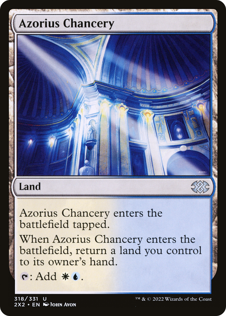 Image of Azorius Chancery (2X2-318) - Double Masters 2022