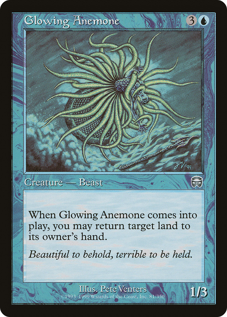 Image of Glowing Anemone (MMQ-081) - Mercadian Masques