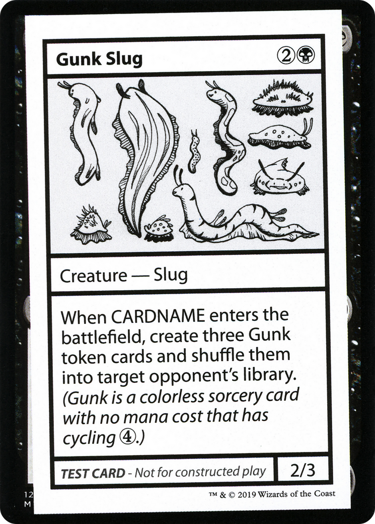 Image of Gunk Slug (No PW Symbol) (CMB1-) - Mystery Booster Playtest Cards 2021