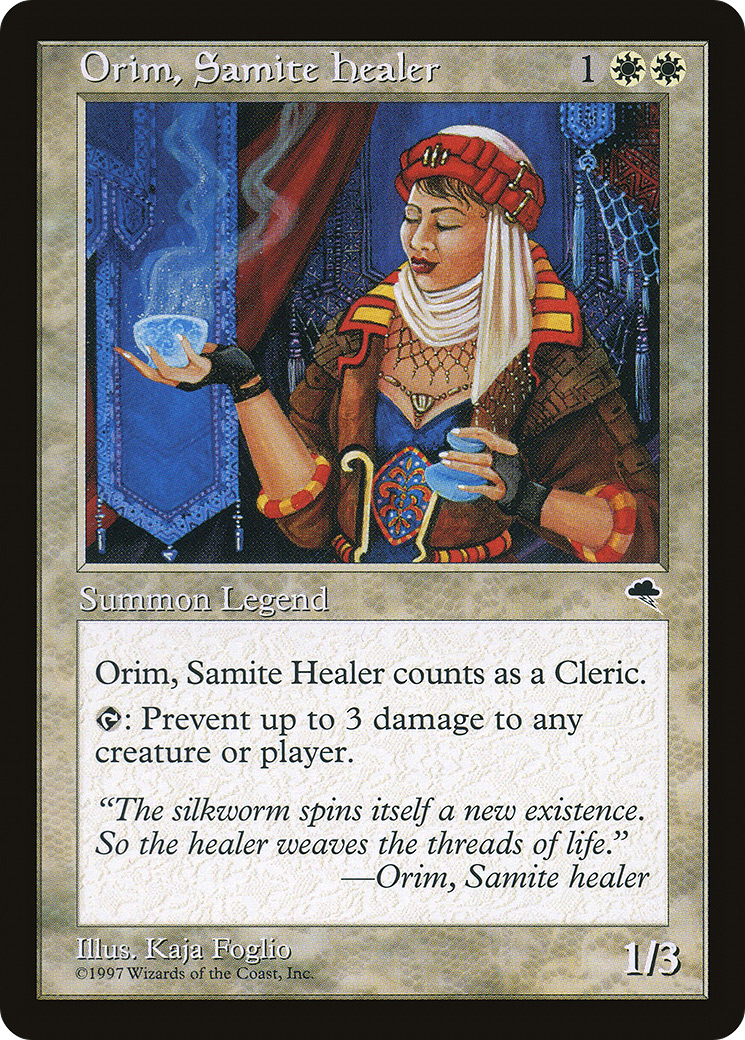Image of Orim, Samite Healer (TMP-033) - Tempest
