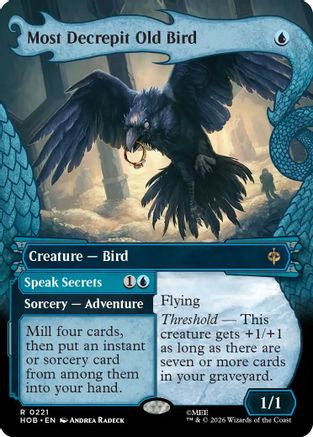 Image of Most Decrepit Old Bird (Showcase) (HOB-221) - The Hobbit Foil