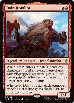 Image of Dain Ironfoot (HOB-091) - The Hobbit Foil