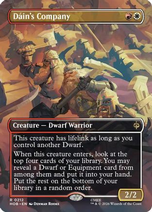 Image of Dain's Company (Borderless) (HOB-212) - The Hobbit Foil