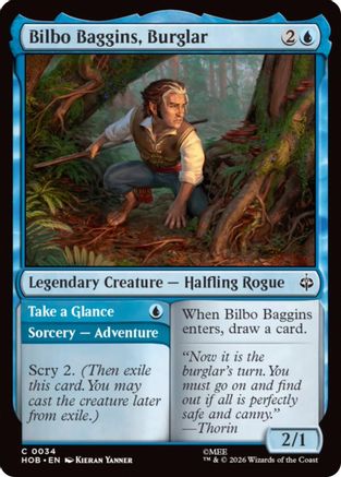 Image of Bilbo Baggins, Burglar (HOB-034) - The Hobbit Foil