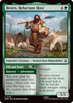 Image of Beorn, Reluctant Host (HOB-118) - The Hobbit Foil