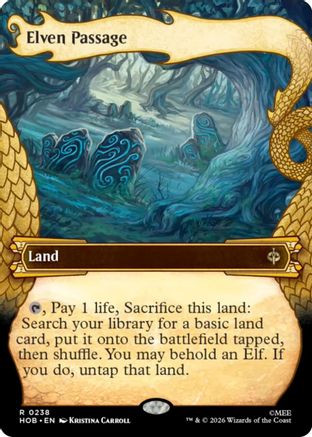 Image of Elven Passage (Showcase) (HOB-238) - The Hobbit Foil