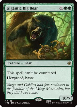 Image of Gigantic Big Bear (HOB-126) - The Hobbit Foil