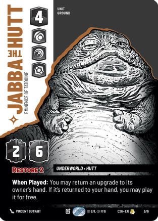 Image of Jabba the Hutt - Eminence of Tatooine (6/6) - 2026 Convention Exclusive Foil