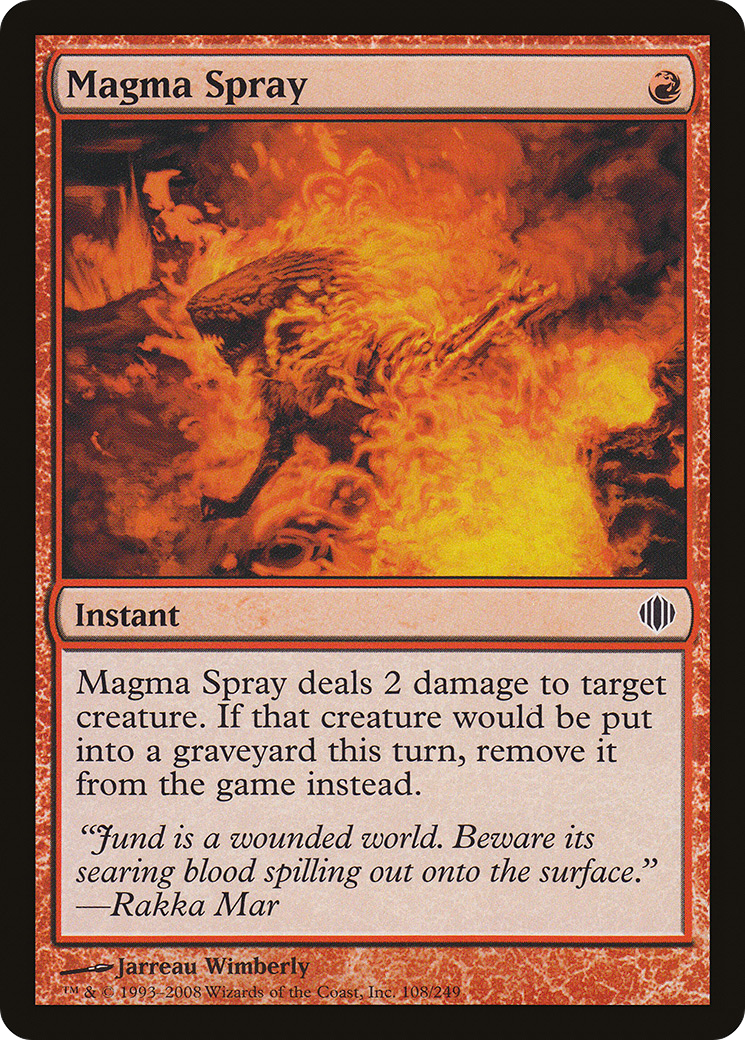 Image of Magma Spray (ALA-108) - Shards of Alara Foil