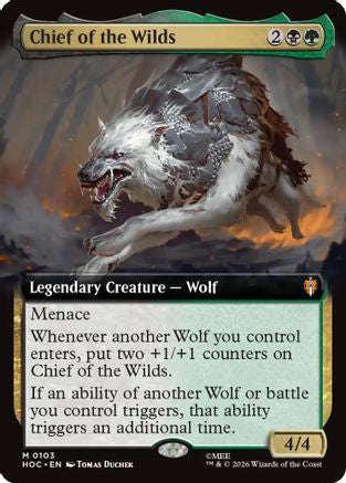 Image of Chief of the Wilds (Extended Art) (HOC-103) - The Hobbit: Eternal-Legal