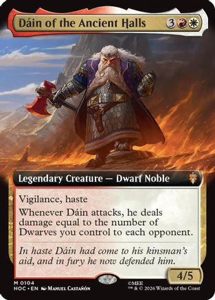 Image of Dain of the Ancient Halls (Extended Art) (HOC-104) - The Hobbit: Eternal-Legal