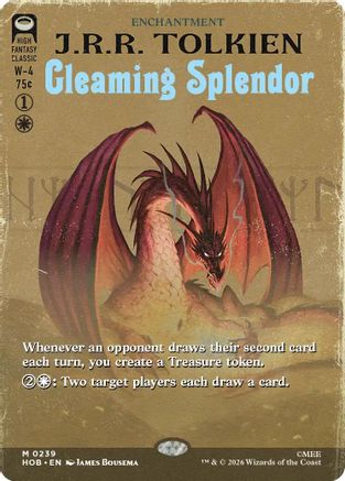 Image of Gleaming Splendor (Borderless) (HOB-239) - The Hobbit Foil