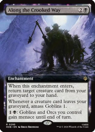 Image of Along the Crooked Way (Extended Art) (HOB-295) - The Hobbit Foil