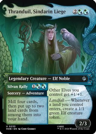 Image of Thranduil, Sindarin Liege (Showcase) (HOB-233) - The Hobbit Foil