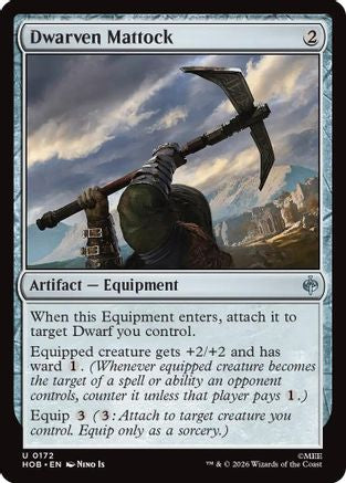 Image of Dwarven Mattock (HOB-172) - The Hobbit