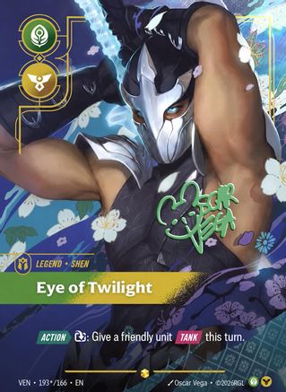 Image of Shen - Eye of Twilight (Signature) (193*/166) - Vendetta Foil