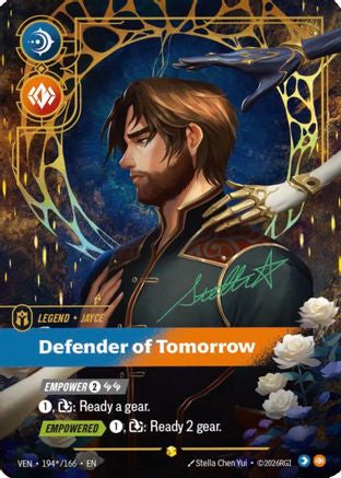 Image of Jayce - Defender of Tomorrow (Signature) (194*/166) - Vendetta Foil