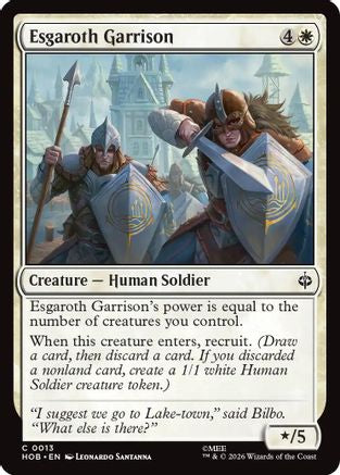 Image of Esgaroth Garrison (HOB-013) - The Hobbit Foil