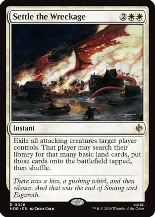 Image of Settle the Wreckage (HOB-026) - The Hobbit Foil