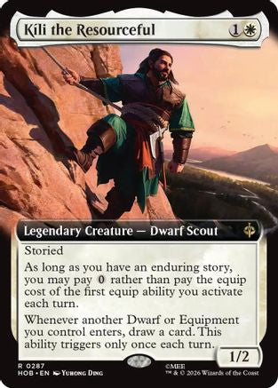 Image of Kili the Resourceful (Extended Art) (HOB-287) - The Hobbit
