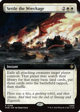 Image of Settle the Wreckage (Extended Art) (HOB-288) - The Hobbit Foil