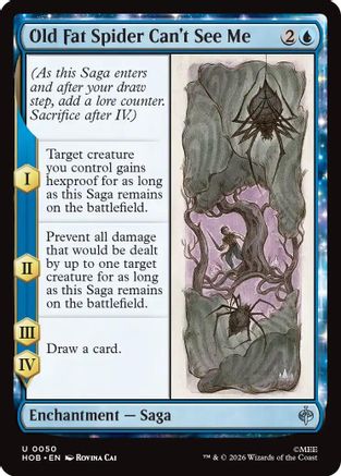 Image of Old Fat Spider Can't See Me (HOB-050) - The Hobbit