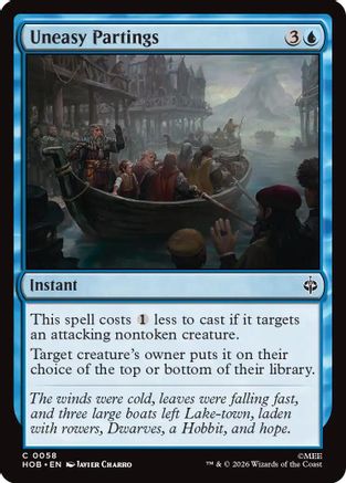 Image of Uneasy Partings (HOB-058) - The Hobbit
