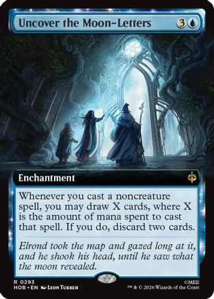 Image of Uncover the Moon-Letters (Extended Art) (HOB-293) - The Hobbit