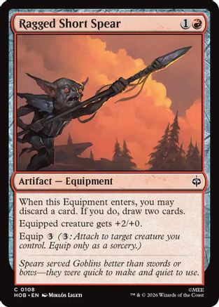 Image of Ragged Short Spear (HOB-108) - The Hobbit Foil