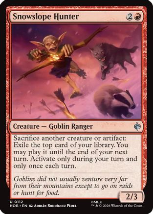 Image of Snowslope Hunter (HOB-112) - The Hobbit Foil