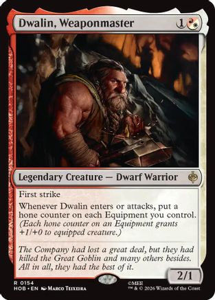 Image of Dwalin, Weaponmaster (HOB-154) - The Hobbit Foil