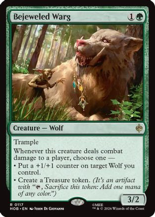 Image of Bejeweled Warg (HOB-117) - The Hobbit Foil
