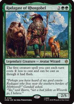 Image of Radagast of Rhosgobel (HOB-136) - The Hobbit Foil