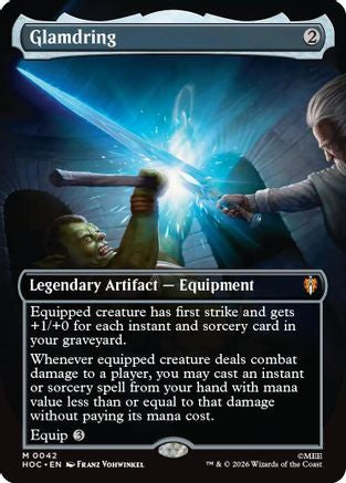 Image of Glamdring (Borderless) (HOC-042) - The Hobbit: Eternal-Legal Foil