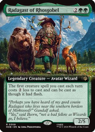 Image of Radagast of Rhosgobel (Extended Art) (HOB-309) - The Hobbit Foil
