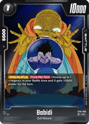 Image of Babidi - ST01-060 (ST01-060) - Story Booster 01 Holofoil