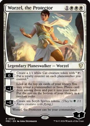 Image of Worzel, the Protector (-005) - Mystery Booster Commander Edition