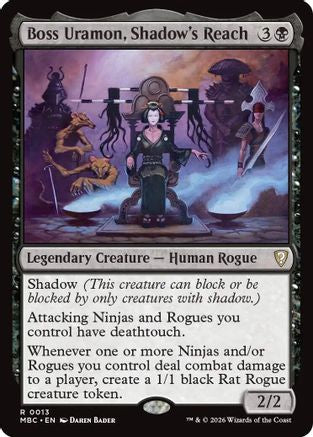 Image of Boss Uramon, Shadow's Reach (-013) - Mystery Booster Commander Edition Foil