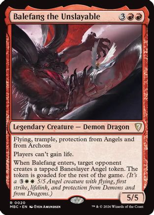Image of Balefang the Unslayable (-020) - Mystery Booster Commander Edition Foil
