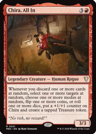 Image of Chira, All In (-021) - Mystery Booster Commander Edition