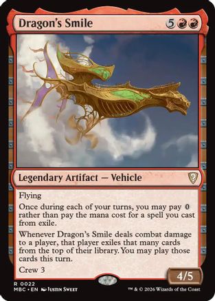 Image of Dragon's Smile (-022) - Mystery Booster Commander Edition