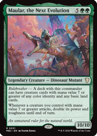 Image of Maular, the Next Evolution (-031) - Mystery Booster Commander Edition