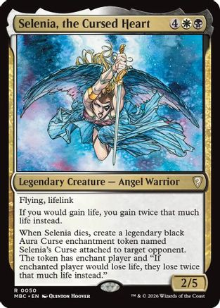 Image of Selenia, the Cursed Heart (-050) - Mystery Booster Commander Edition
